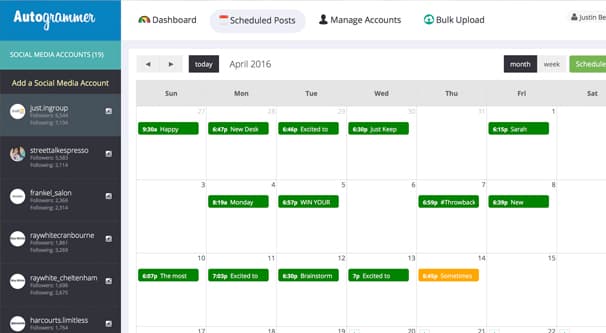 Scheduling Instagram Photos