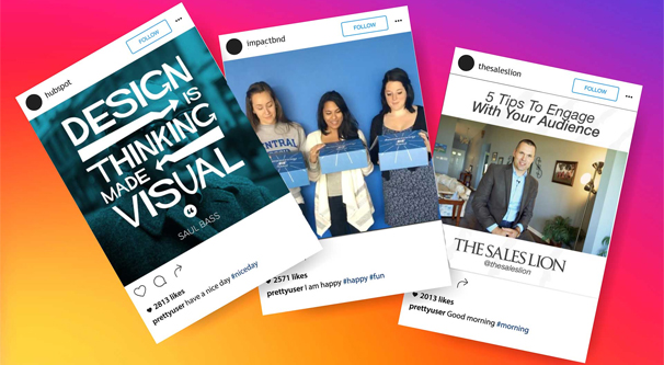 Instagram Marketing Material