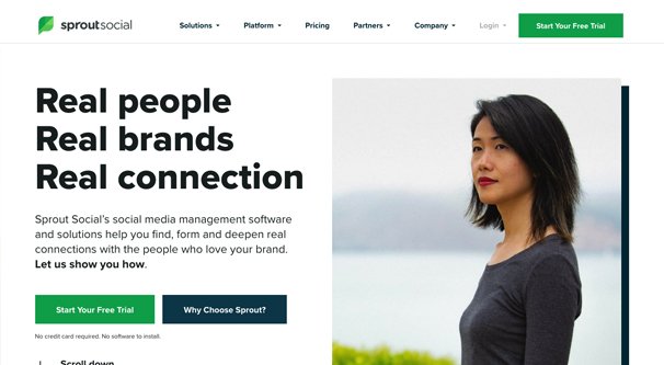 Sprout Social Homepage