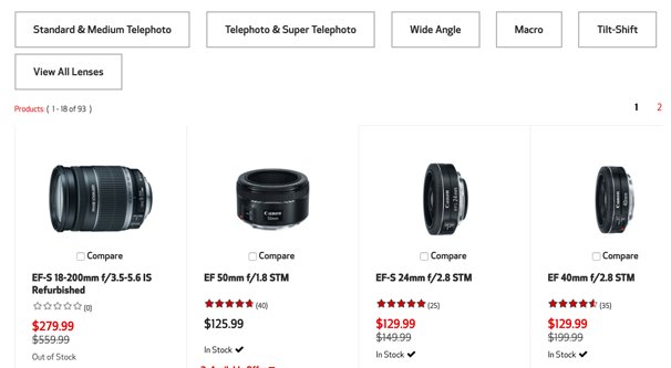 Canon Lenses