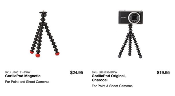 Cheap Gorilla Tripods