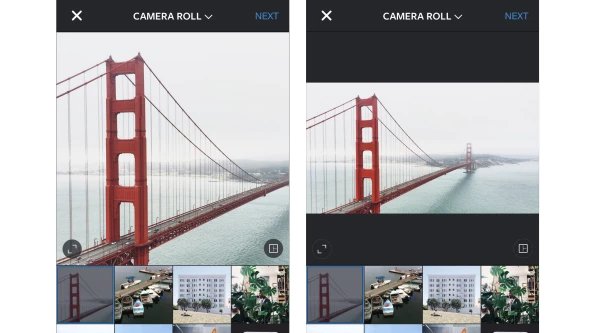 Cropping a Pic in Instagram