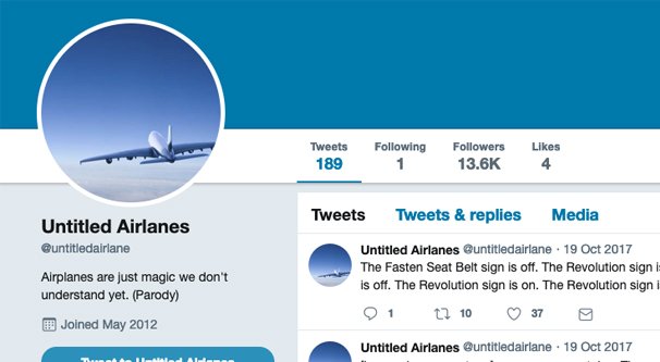 Parody Twitter Account