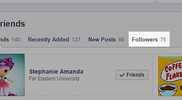 Followers List Button