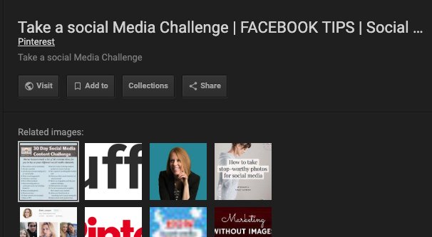 Pinterest Ranking on Google Images