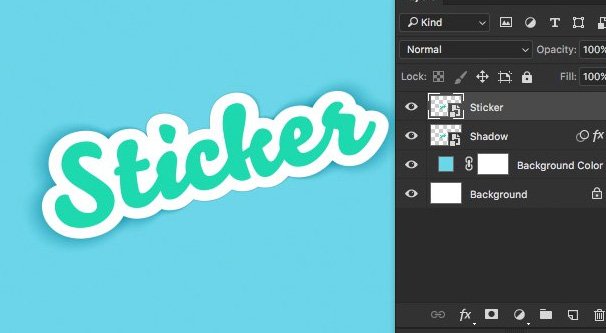 Photoshop Sticker