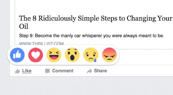 Facebook Reactions Example