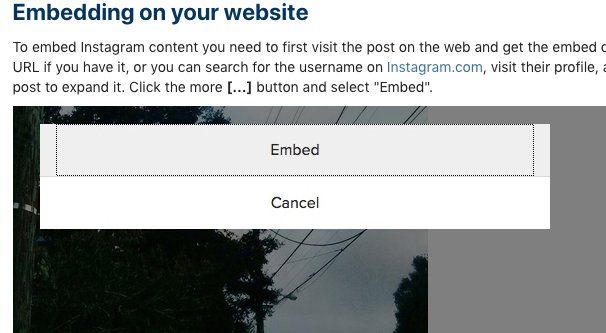 Manually Embedding Photos