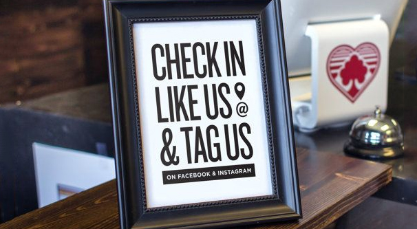 Check in on Facebook Art