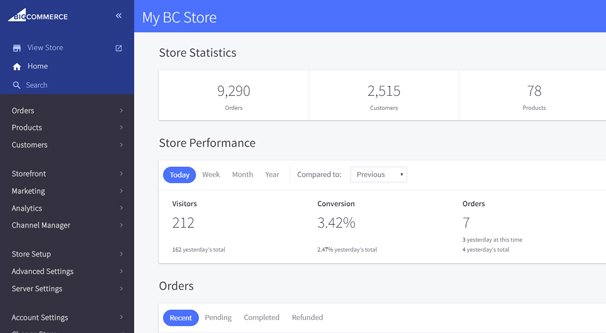Events Manager BigCommerce
