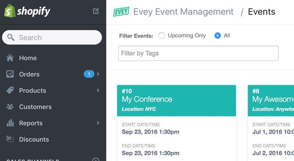 Shopify Event Manager