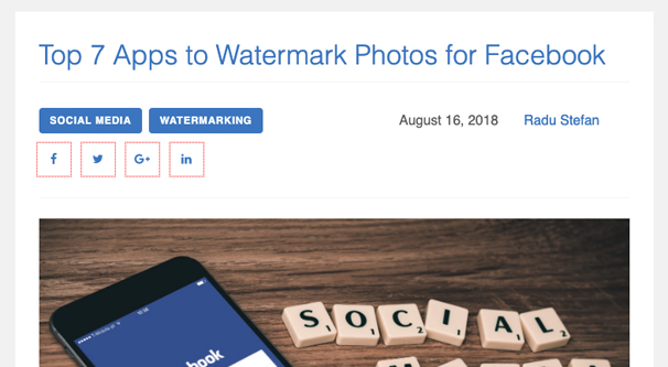 Apps to Add Watermarks