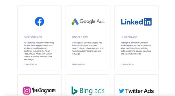 Available Ad Network Integrations