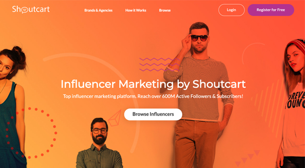Shoutcart Homepage