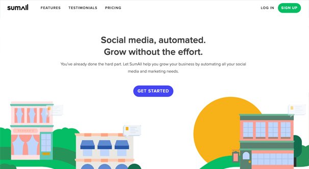 SumAll Homepage
