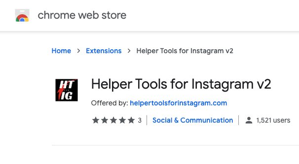 Helper Tools for IG