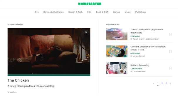 Kickstarter Site